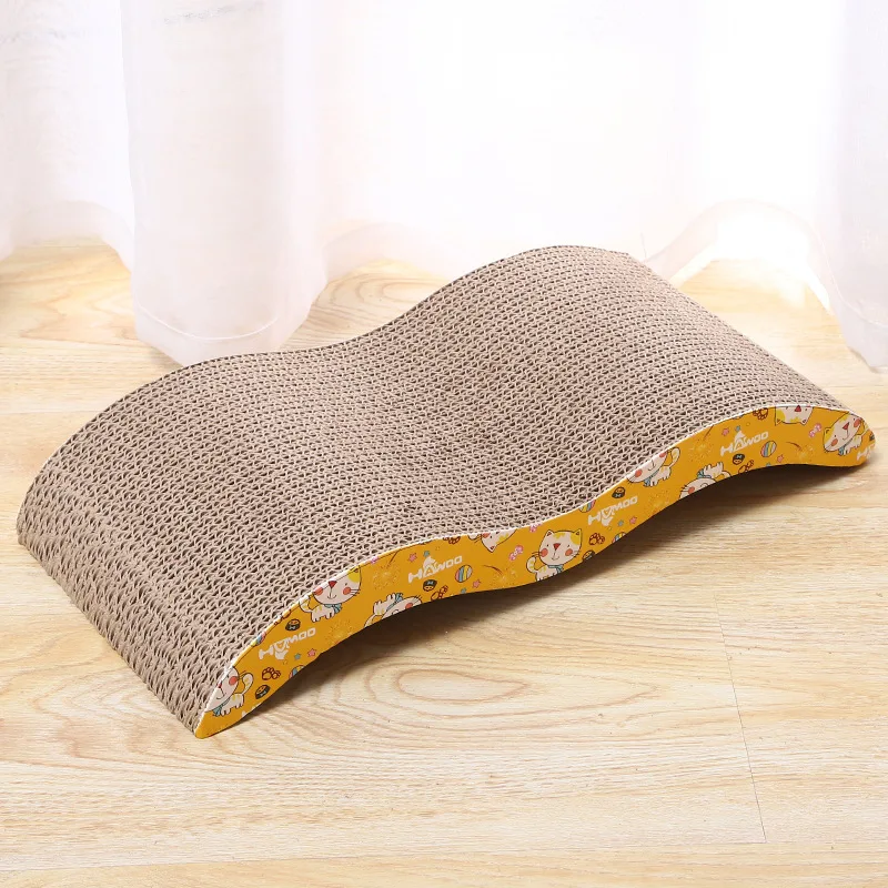 Juguetes para gatos, raspador para gatos, garra afiladora, tablero corrugado de cartón, tablero para rascar gatos resistente a los arañazos, juguete para gatos, sofá, cojín, cama