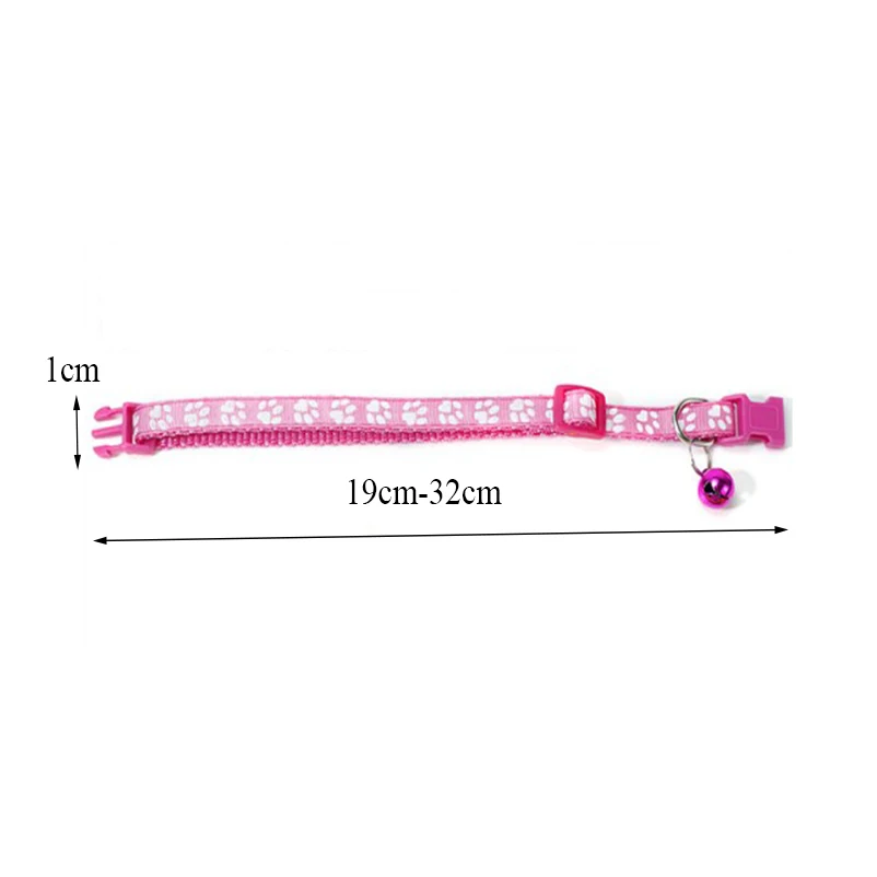 Collar de campana ajustable para gatos y gatitos, accesorios para mascotas, patrón colorido, a la moda