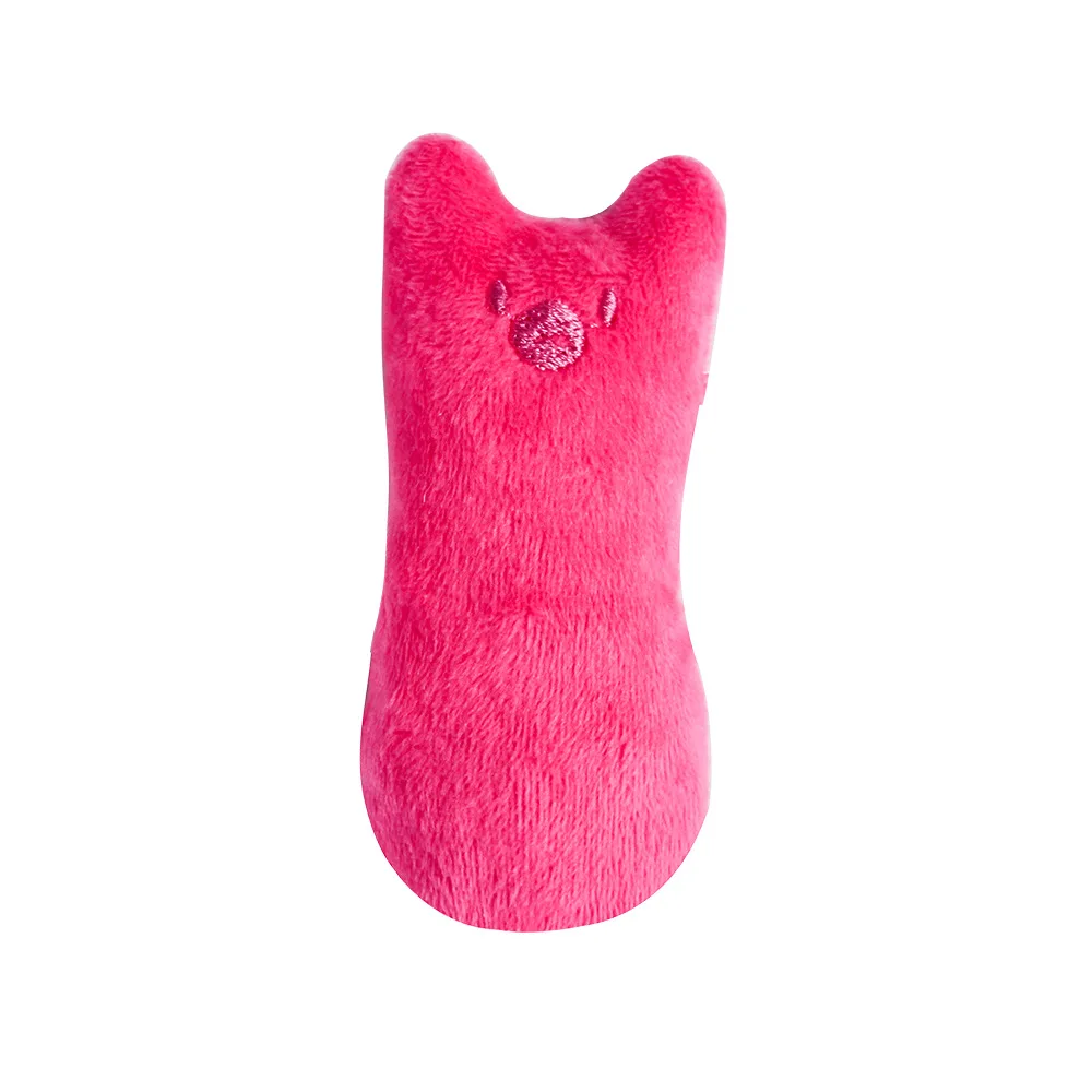 Juguetes de hierba gatera para moler dientes, divertido juguete interactivo de peluche para gatos, gatito para mascotas, juguete Vocal para masticar, garras, mordedura del pulgar, menta para gatos