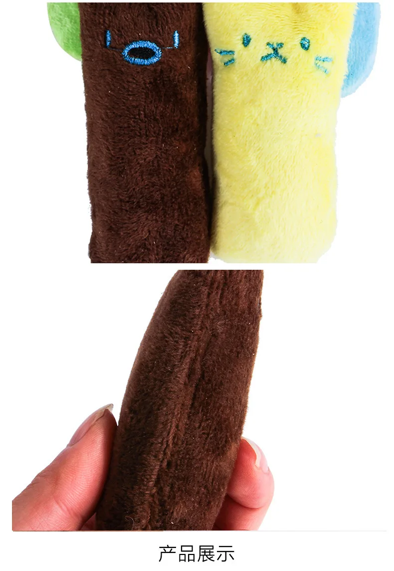 Juguetes de hierba gatera para moler dientes, divertido juguete interactivo de peluche para gatos, gatito para mascotas, juguete Vocal para masticar, garras, mordedura del pulgar, menta para gatos