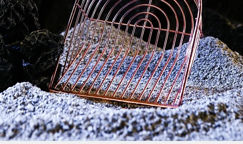 Pala de arena para gatos, cuchara de Metal autolimpiante con gancho, tamizadora portátil de acero inoxidable, herramienta de limpieza de inodoro para gatitos Pala de arena para gatos, cuchara de Metal autolimpiante con gancho, tamizadora portátil de acero inoxidable, herramienta de limpieza de inodoro para gatitos