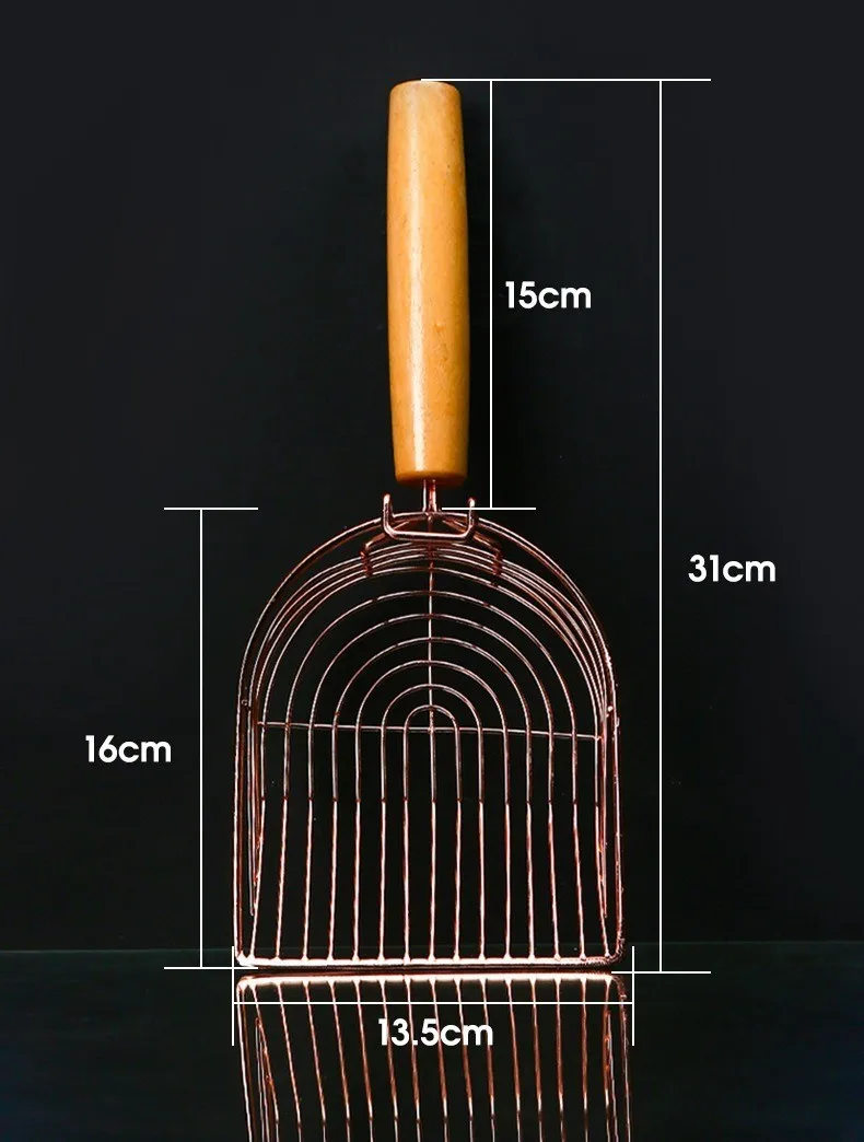 Pala de arena para gatos, cuchara de Metal autolimpiante con gancho, tamizadora portátil de acero inoxidable, herramienta de limpieza de inodoro para gatitos Pala de arena para gatos, cuchara de Metal autolimpiante con gancho, tamizadora portátil de acero inoxidable, herramienta de limpieza de inodoro para gatitos