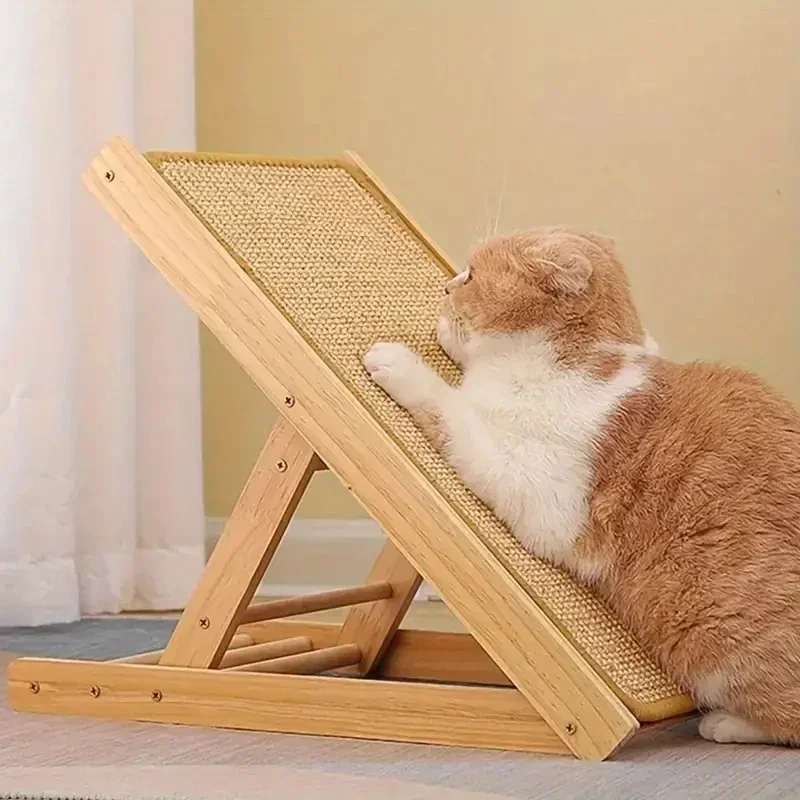 Estera rascadora de Sisal Natural para gatos, esteras para rascar gatos, alfombra Horizontal para rascar el suelo del gato, protege el sofá y las alfombras